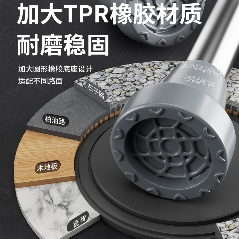 医用拐杖年轻人骨折康复走路双拐腋下拐防滑老人拐棍助行器助步器