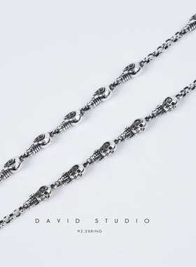 新款davidstudio925毛衣项链