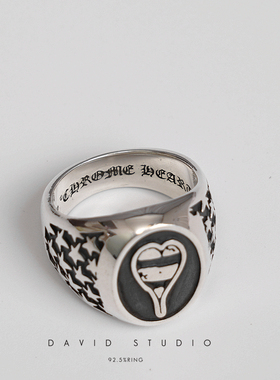 david全手工s925纯银情侣对戒