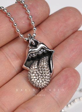 全手工纯银纯银圆珠链情侣