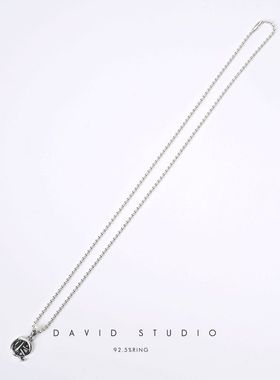 davidstudio925纯银做旧吊坠