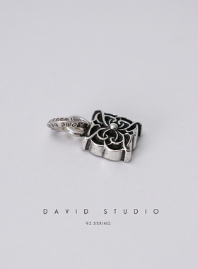 davidstudio925纯银朋克吊坠