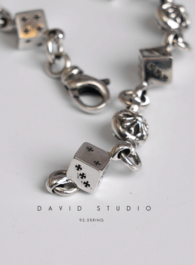 david尅罗心925纯银女款男款珠子