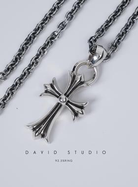 davidstudio925纯银机车风项链