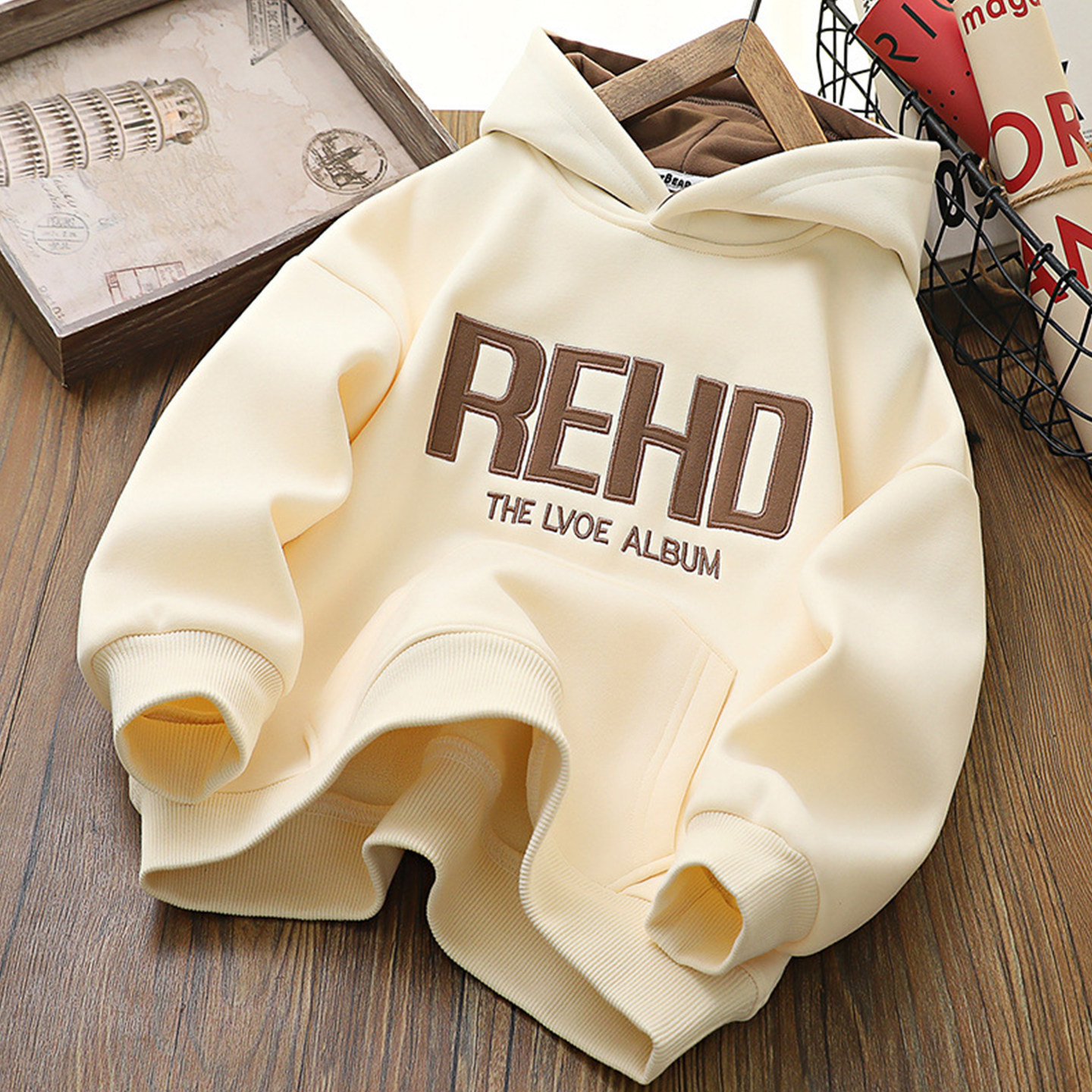 男童连帽加绒卫衣2025新款儿童一体绒运动上衣男孩冬季保暖打底衫,淘宝优惠券,粉丝福利购,淘宝优惠卷