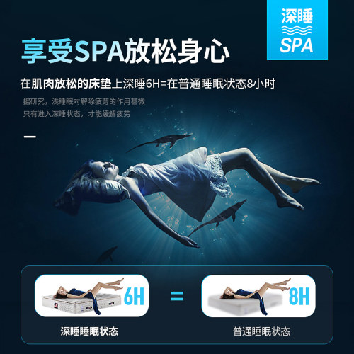伊丽丝床垫官方旗舰店乳胶床垫席梦思弹簧床垫夏季家用软垫卡佩尔 - 图2