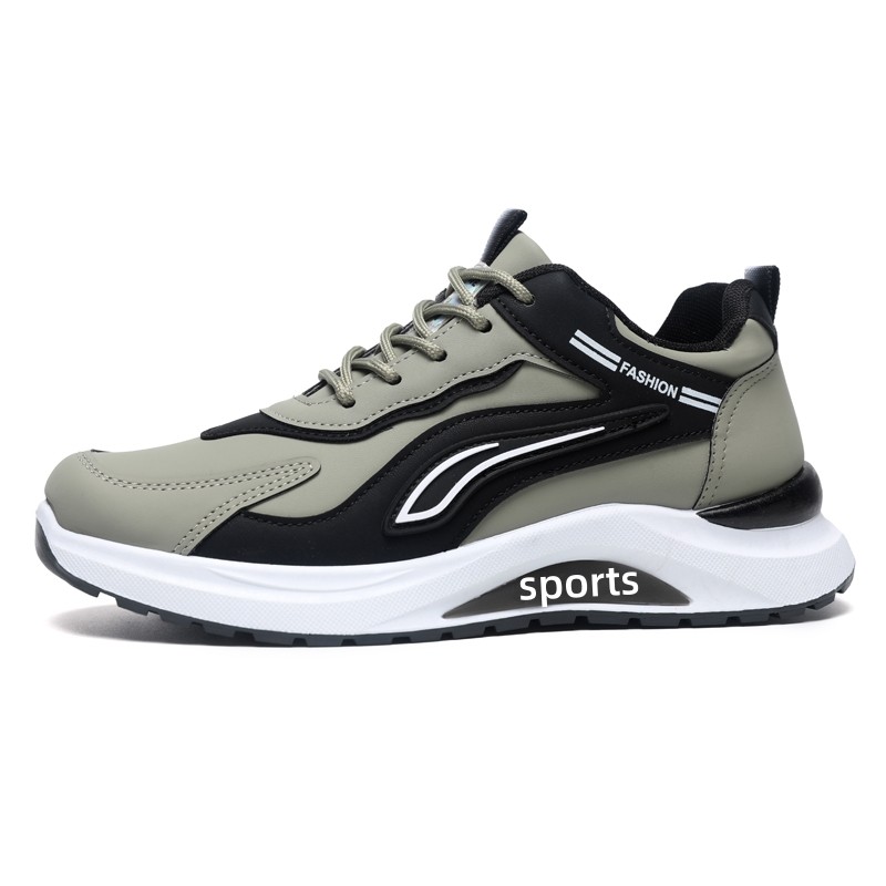 2025新款保罗男鞋四季款男士休闲鞋皮面跑步鞋防滑运动鞋男生潮鞋,淘宝优惠券,粉丝福利购,淘宝优惠卷