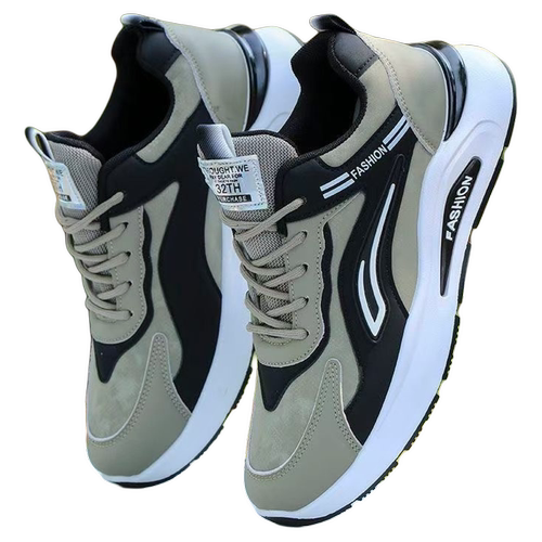 2025新款保罗男鞋四季款男士休闲鞋皮面跑步鞋防滑运动鞋男生潮鞋 - 图3