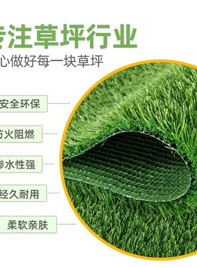 草坪仿真地毯人工假草皮户外铺垫幼儿园塑料人造草坪绿色草地垫子