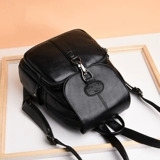 Рюкзак, универсальная кожаная сумка через плечо для отдыха для путешествий для матери, из натуральной кожи, коллекция 2023, в корейском стиле, анти-кража