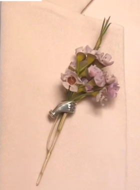手捧花胸针可以插花的胸针可以diy插花束的插花胸针百搭创意颜值