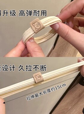 时尚可爱小熊头绳高弹力皮筋女扎头发绳新款发圈耐用丸子头饰发绳