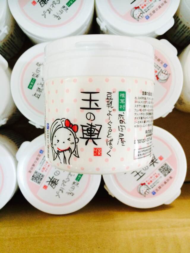 G梨花推荐日本豆腐の盛田屋玉之兴豆乳乳酪面膜150g