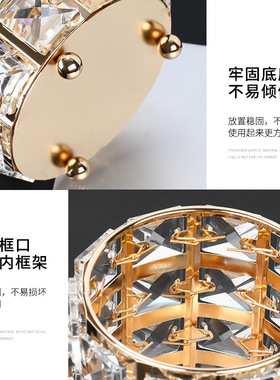 美甲新款网红水晶玻璃北欧风格
