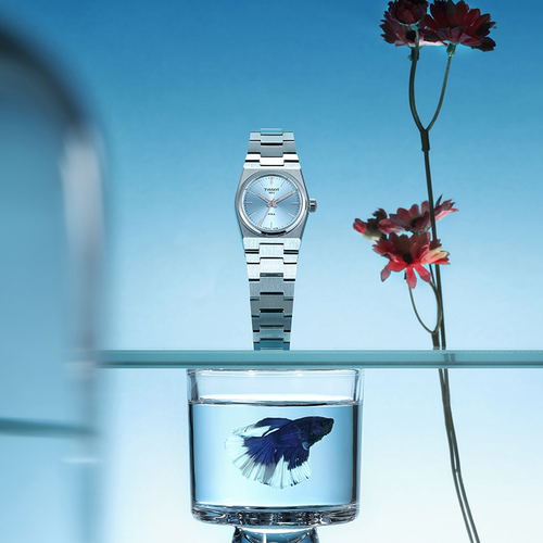 Tissot天梭PRX超级玩家系列小金表25MM石英手表女表 - 图1