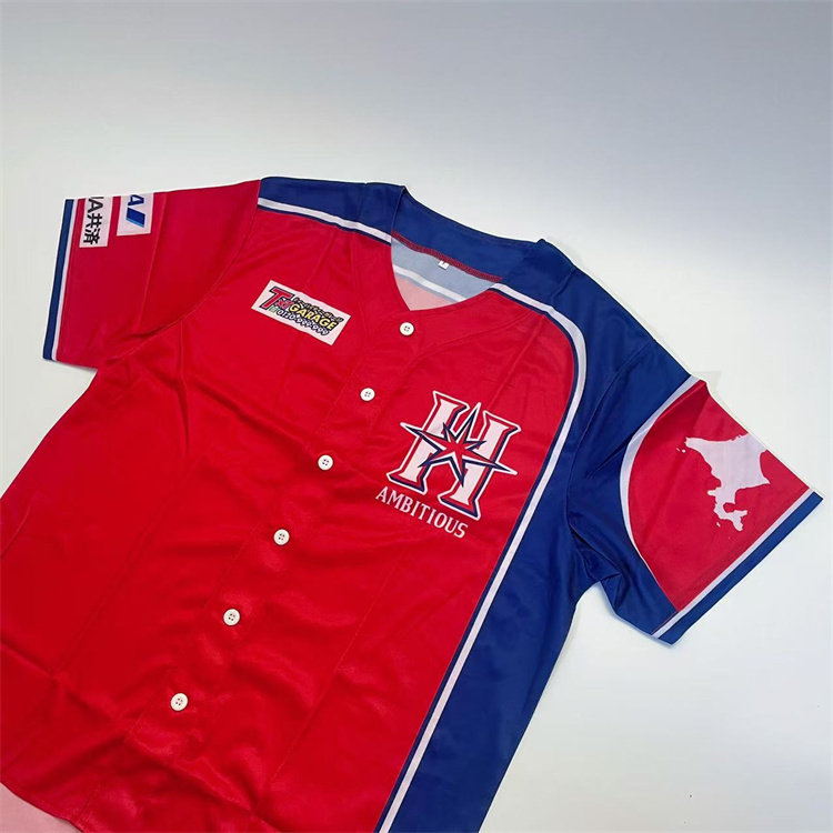 日职棒球队球迷服情侣嘻哈休闲时尚潮流短袖运动开衫T恤