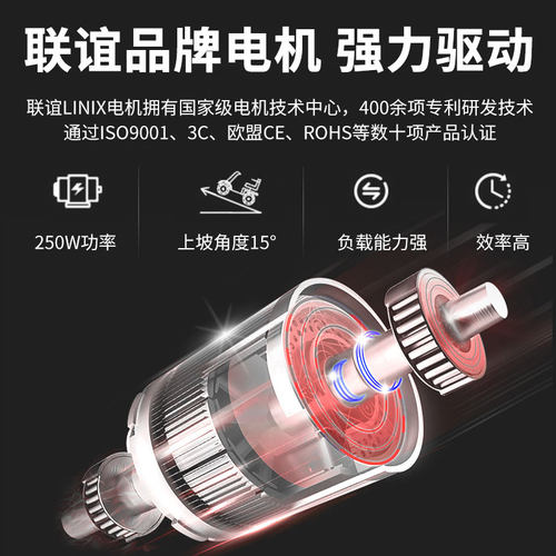 威之群老人代步车四轮电动双人可折叠家用老年残疾智能助力电瓶车 - 图0