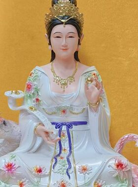女娲白蛇真身娘娘蟒家青蛇新款树脂四大家族神像家用供奉摆件