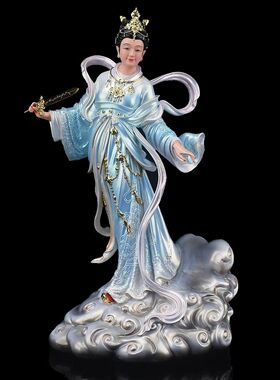 树脂仙女神像姑娘小仙女居家桌面家用供奉摆件新款