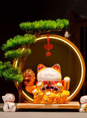 德国高端招财猫灯圈大号