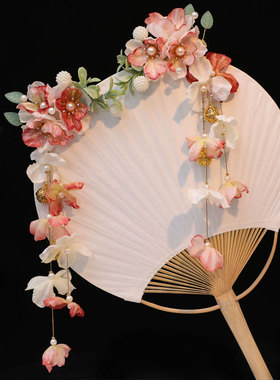 绢花头饰汉服发夹超仙古风