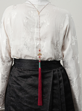 马面裙配饰璎珞背云项圈搭配