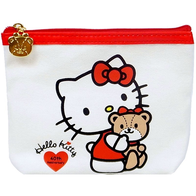 hello 周年纪念版零钱包化妆包纸巾包女可爱日系帆布卡通 kitty40 hello 周年纪念版零钱包化妆包纸巾包女可爱日系帆布卡通 kitty40