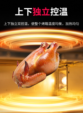 烤箱商用披萨炉蛋挞鸡翅生蚝一层二层二盘大容量烘焙面包炉双层