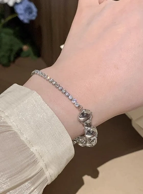 爆款古法高级感精致琉璃清梦璀璨夺目透明珠手链