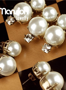 t公馆冷淡风超仙女短赫本风珍珠