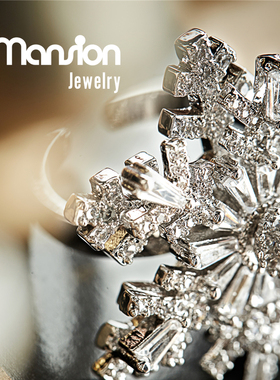 戒指锆石Tmansion百搭