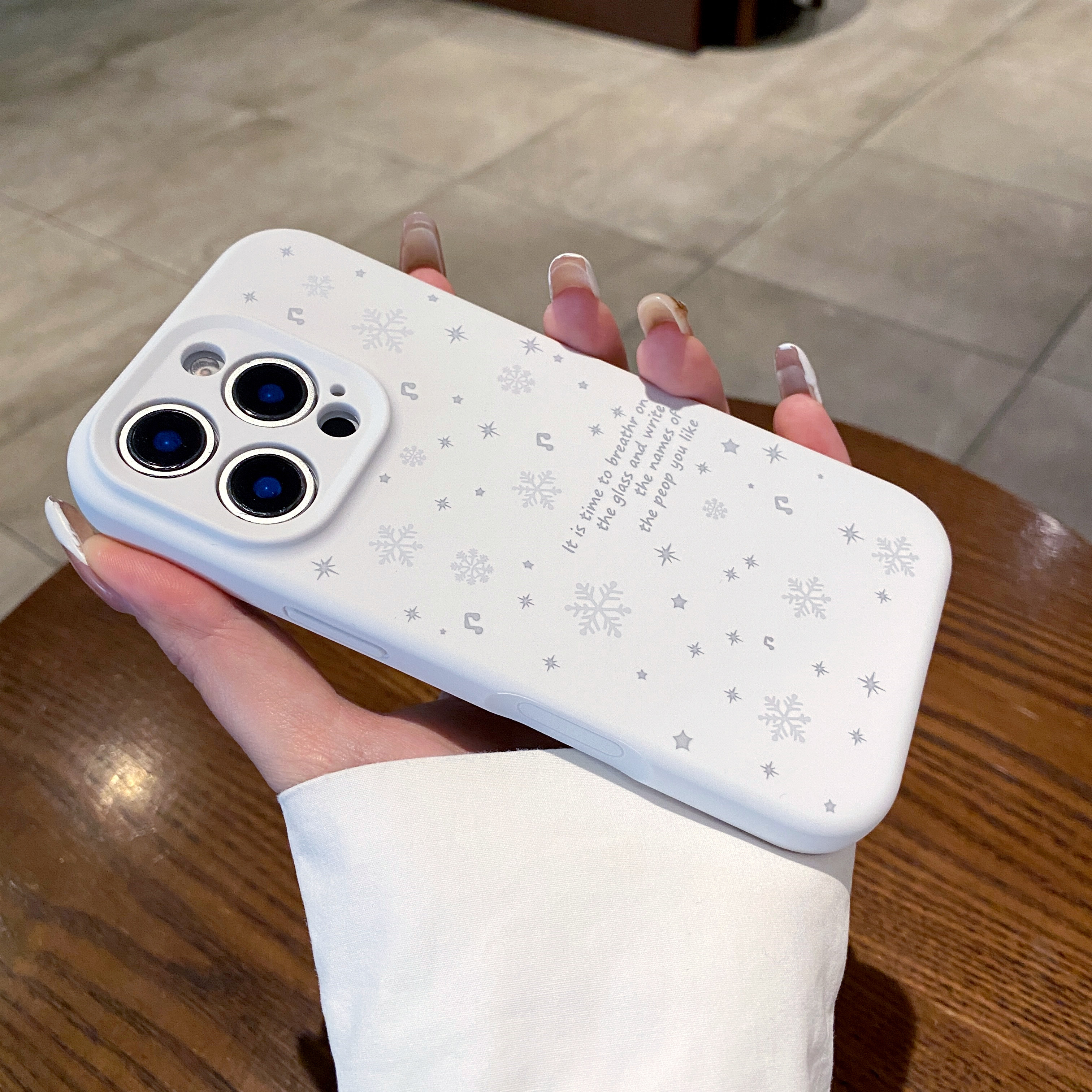 ins风冬日雪花风韩系甜美风白月光适用于苹果17Promax16Promax17Pro1617全包防摔手机壳,淘宝优惠券,粉丝福利购,淘宝优惠卷