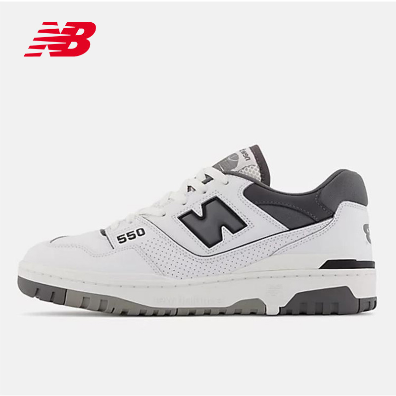 NEW BALANCE/NB 550系列情侣复古休闲鞋潮板鞋男女篮球鞋BB550WTG