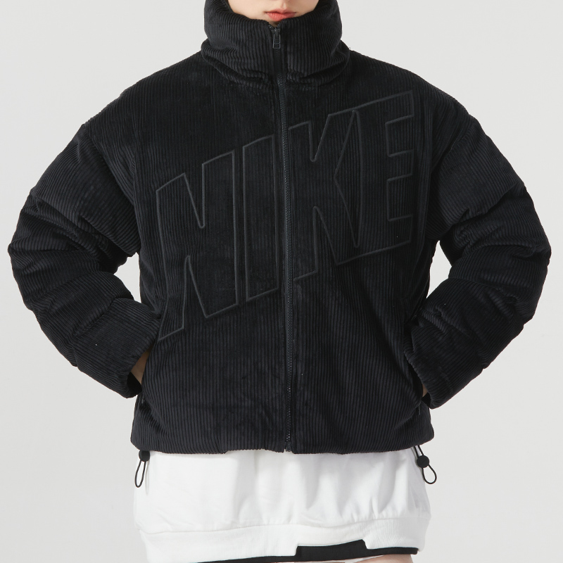 NIKE耐克羽绒服女子冬新款立领保暖休闲运动夹克外套FD8214-010