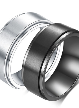 戒指钛钢女士爱心锆石切面首饰品