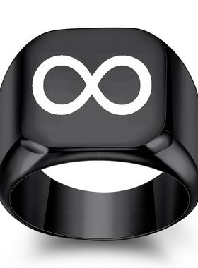 戒指钛钢龙形狮子头玫瑰色首饰品