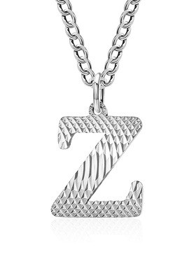 欧美轻奢风英文字母钛钢项链吊坠