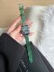 Harris woolen watch strap is white and high-end
