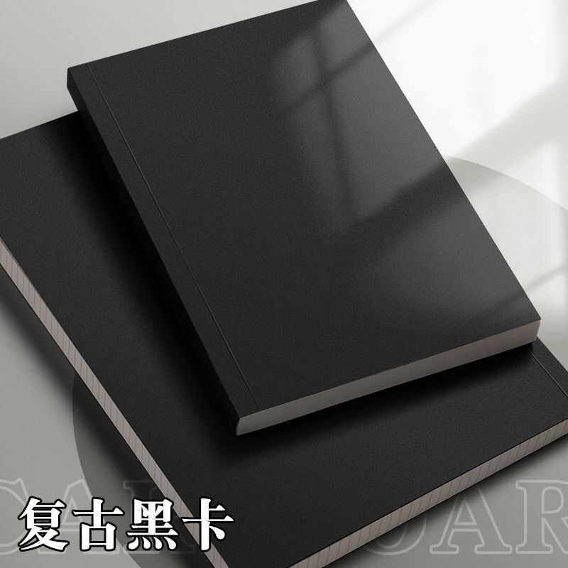 小红书超厚A5空白笔记本复古学生实用草稿本网红记事本日记本子