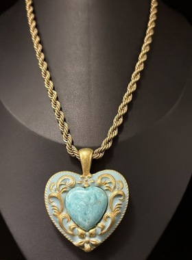 vintage复古金项链女25秋新款