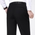 Mùa hè mỏng phần AJVIPHM Xiang Mu quần lụa nam trung niên kinh doanh giản dị thẳng len phù hợp - Suit phù hợp Suit phù hợp