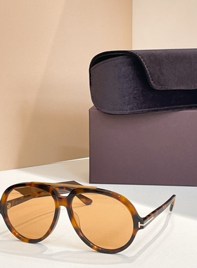 25新款复古双梁玳瑁茶片墨镜男女防紫外线高清尼龙镜片UV400防晒