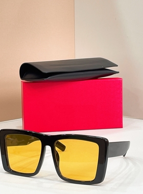 跨境欧美时尚方形太阳镜大框新款网红同款墨镜前卫潮走秀凹造型潮