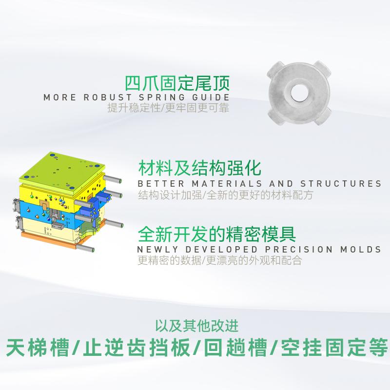 更新！LDX3.0绿波9mm轴承 ETU新火控 有/无拉桥钢切齿分体合金波 - 图1