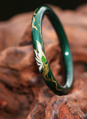 新中式大漆小众首饰国风小众