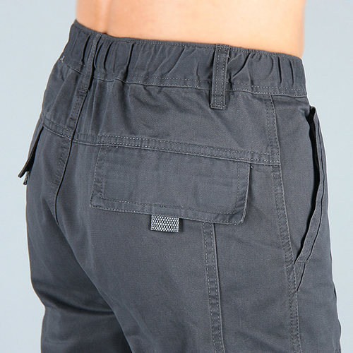 户外登山裤 多口袋工装裤宽松长裤耐磨山系户外休闲裤新款男士裤 - 图1
