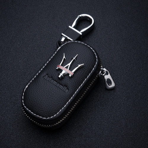 汽车用钥匙包专用玛莎拉蒂吉博力Ghibli总裁Levant莱万特GT真皮套 - 图3