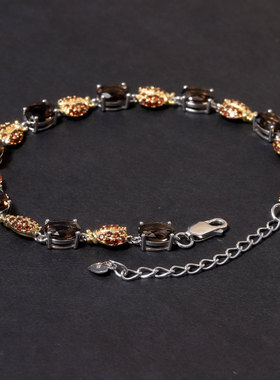 设计师款高级感S925银欧美复古风vintage个性小众高颜值纯银手链