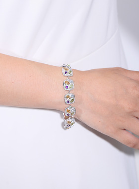 设计感高颜值S925银欧美复古风vintage小众轻奢欧式古典纯银手链