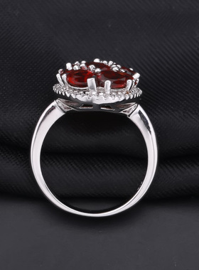 设计感S925银欧美复古风vintage小众夸张奢华时尚高级感纯银戒指